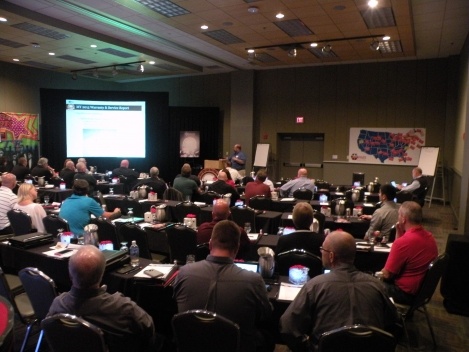 Attendees on Day One of Braun's Annual Sales Meeting